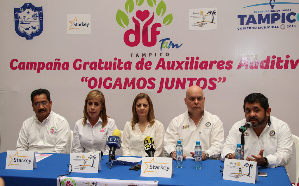 Anuncian DIF Tampico y Club Rotario Importante Campaña de Auxiliares Auditivos Gratuitos