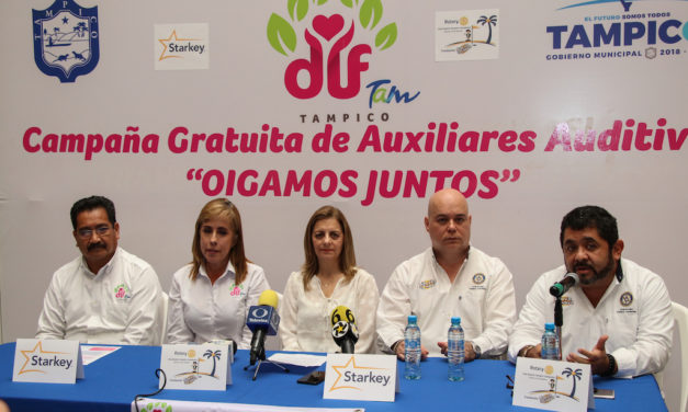 Anuncian DIF Tampico y Club Rotario Importante Campaña de Auxiliares Auditivos Gratuitos