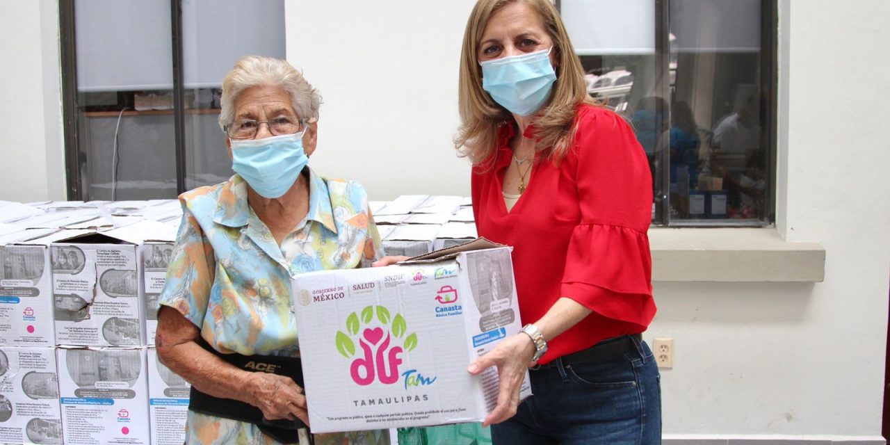 Entrega DIF Tampico Apoyos Alimentarios a Grupos Vulnerables