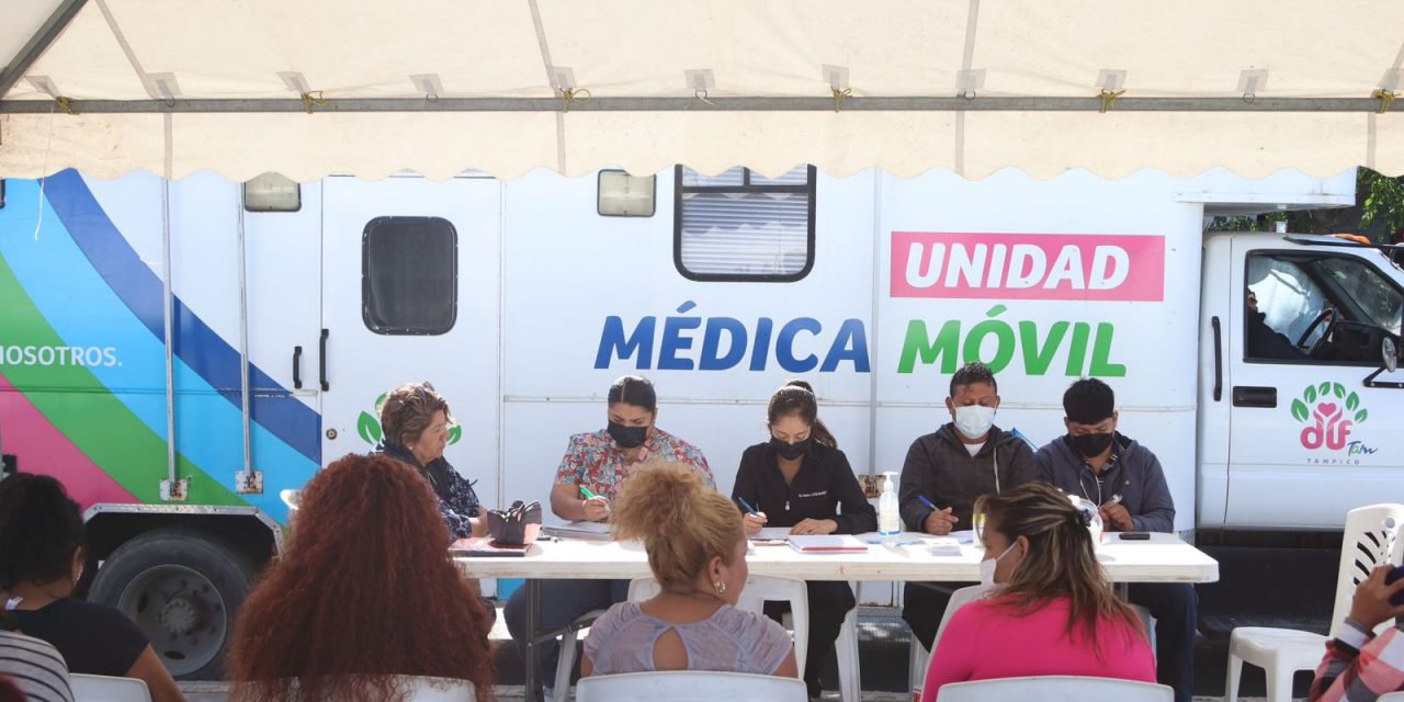 Atiende Unidad Médica Móvil de DIF Tampico a Cientos de Mujeres