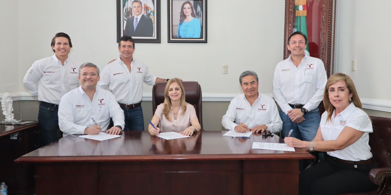 DIF Tampico y COMAPA firman convenio para capacitar sobre lengua en señas