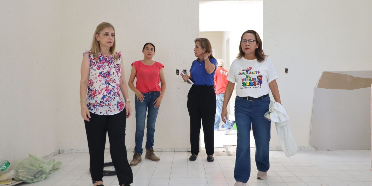 Avanza Remodelación del Centro de Asistencia Social a Niñas del DIF Tampico